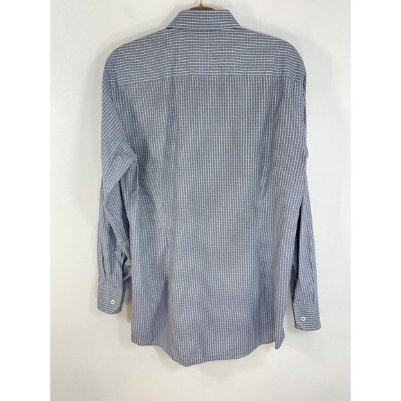 CONTEMPORARY Eton Men's Blue Cotton Dress Shirt 16.5 42 - Picture 5 of 11